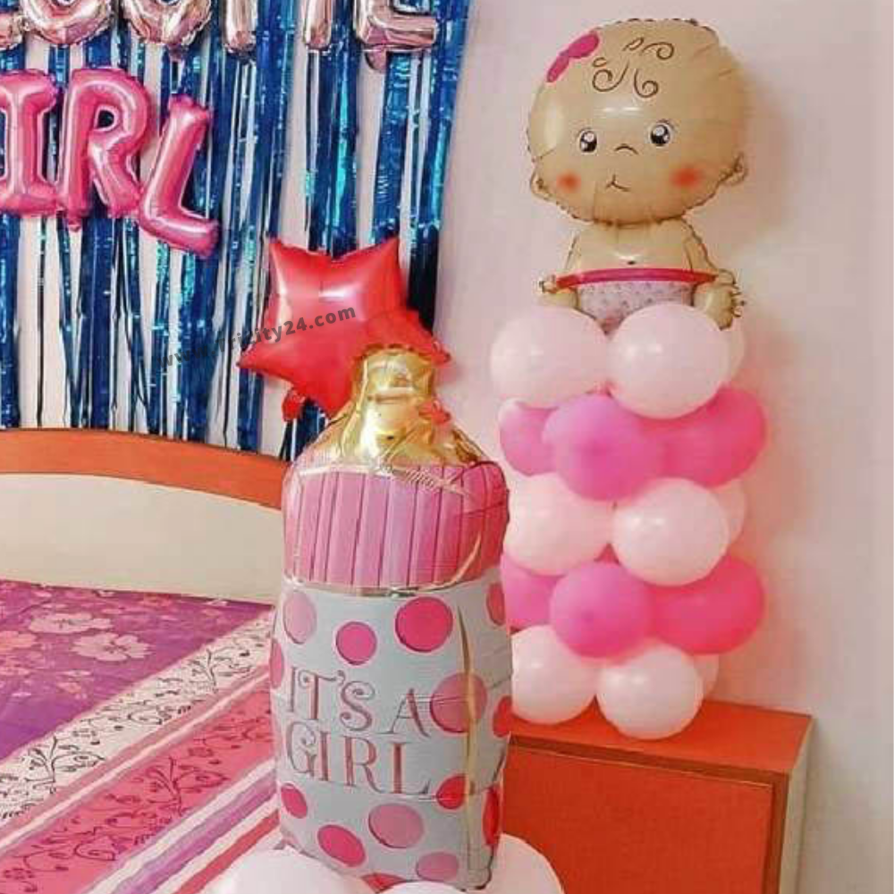 Welcome Baby Girl Party Decoration (P112). – Tricity 24