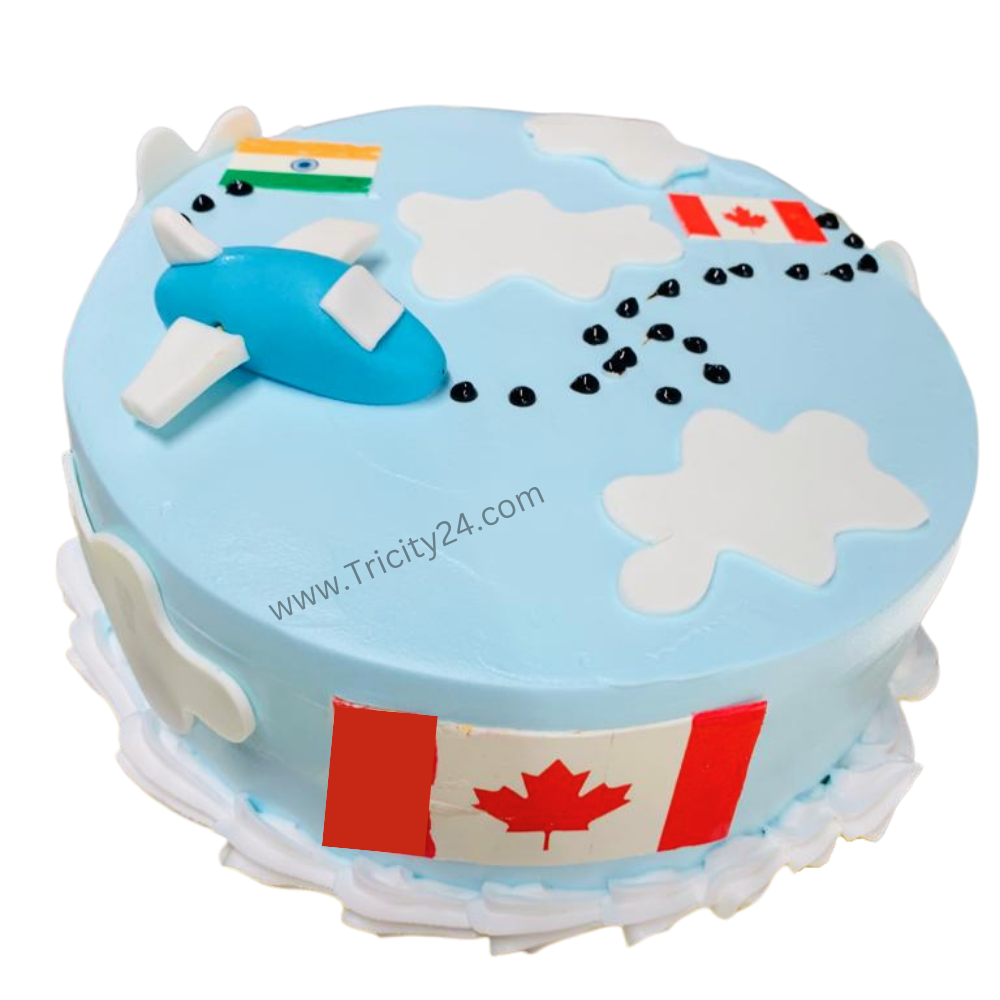 Buy First Wedding Night Theme Cake Online in Delhi NCR : Fondant Cake Studio