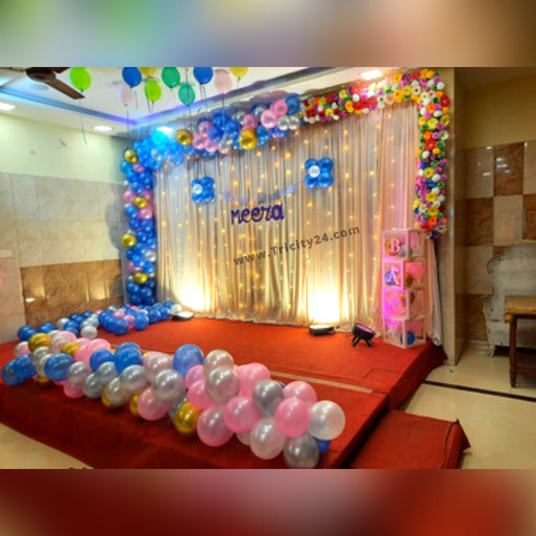 Baby Shower Stage Balloon Decoration