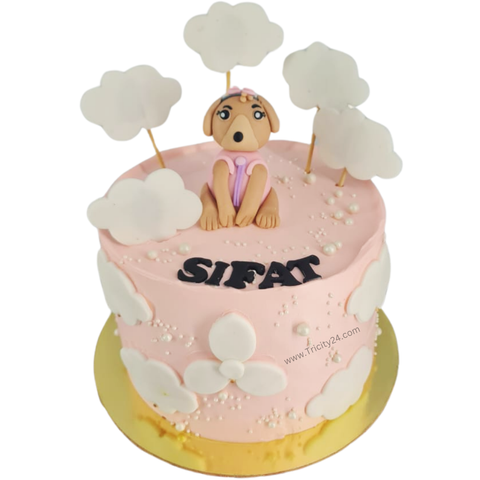 (M948) Dog Theme Cake (1 Kg).