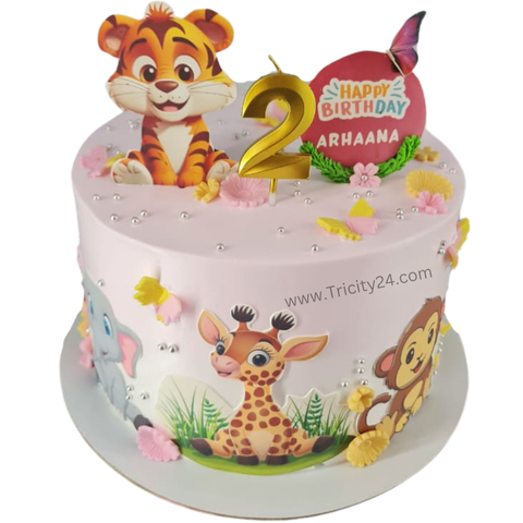 (M900) Jungle Theme Cake (1 Kg).