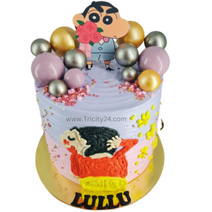 (M902) Shin chan Theme Cake (1 Kg).