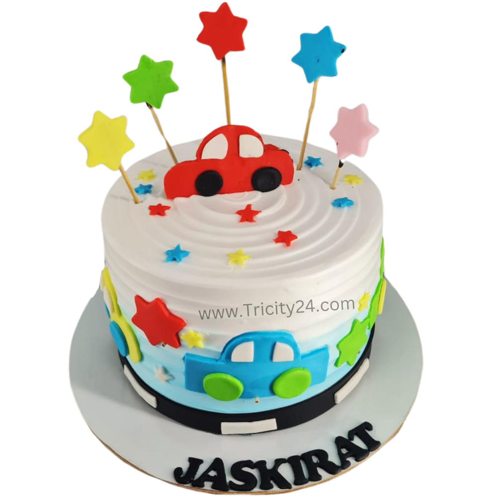 (M904) Car Theme Cake (1 Kg).