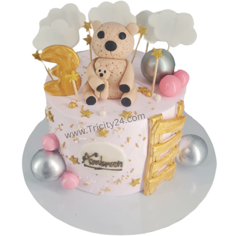 (M906) Teddy Theme Cake (1 Kg).