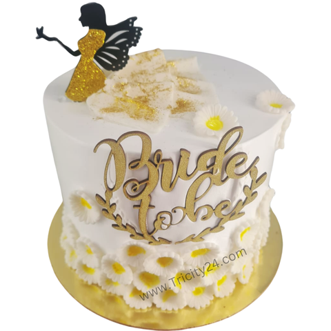 (M907) Bride To Theme Cake (1 Kg).