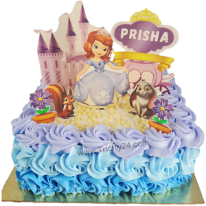 (M911) Princess Theme Cake (1 Kg).