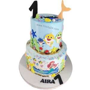 (M874) Mermaid Theme Cake(2Kg)