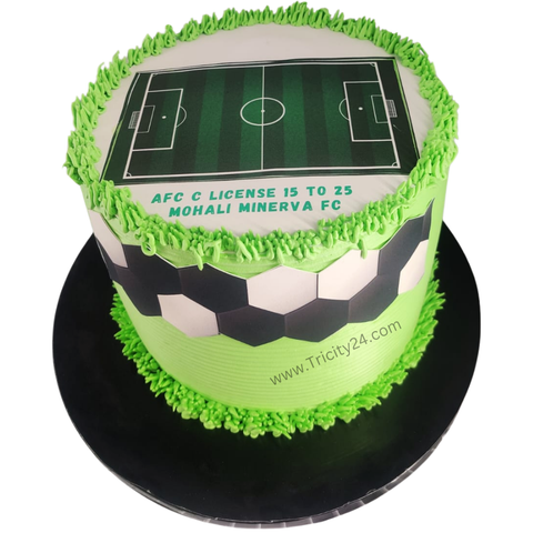 (M924) Football Theme Cake (1 Kg).