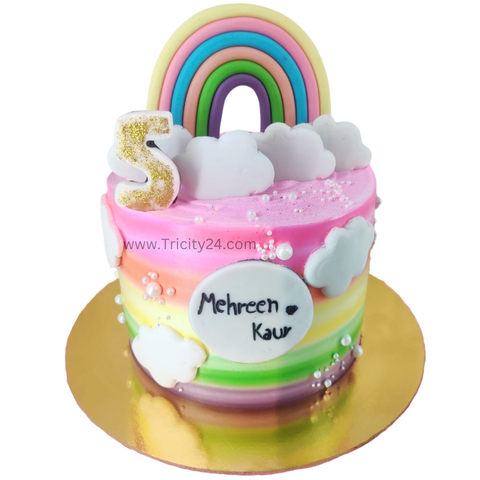 (M959) Unicorn Theme Cake (1 Kg).