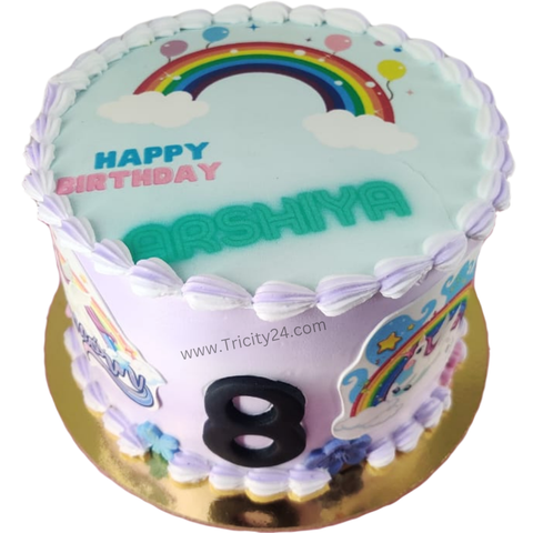 (M949) Unicorn Theme Cake (1 Kg).