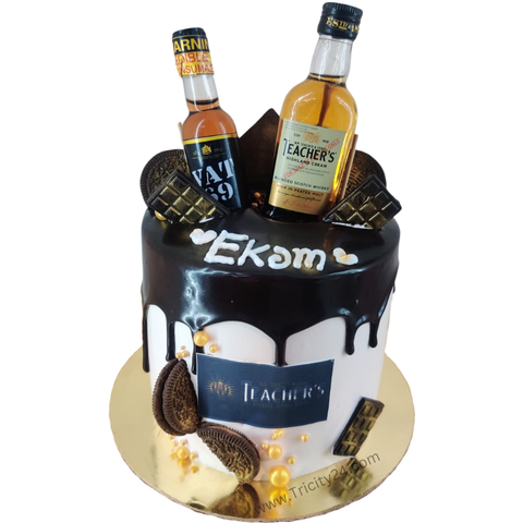 (M962) Bottle Theme Cake (1 Kg).