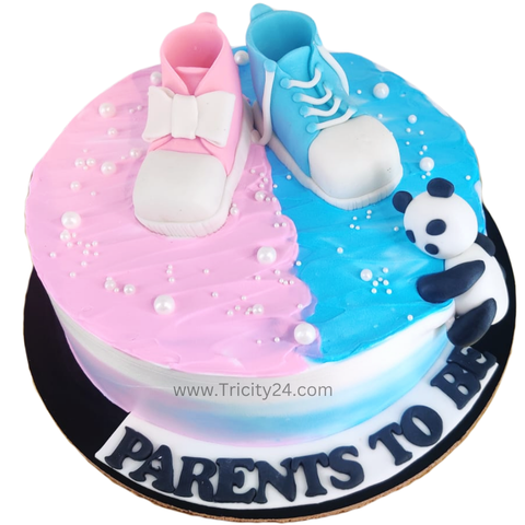 (M964) Baby Shower Theme Cake (1 Kg).