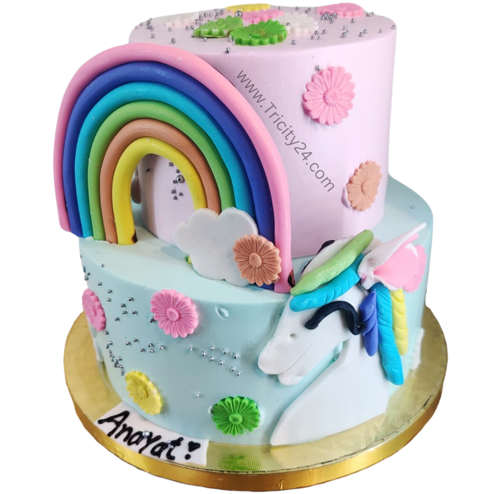 (M889) Unicorn Theme Cake(2Kg)