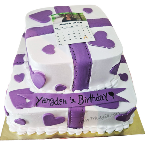 (M1039) Calendar Theme Cake (2Kg)