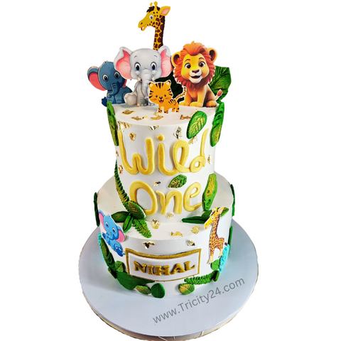 (M1040) Jungle Theme Cake(2Kg)