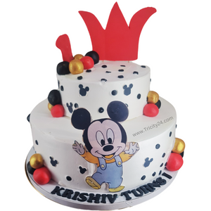 (M1051) Mickey Mouse Theme Cake(2Kg)