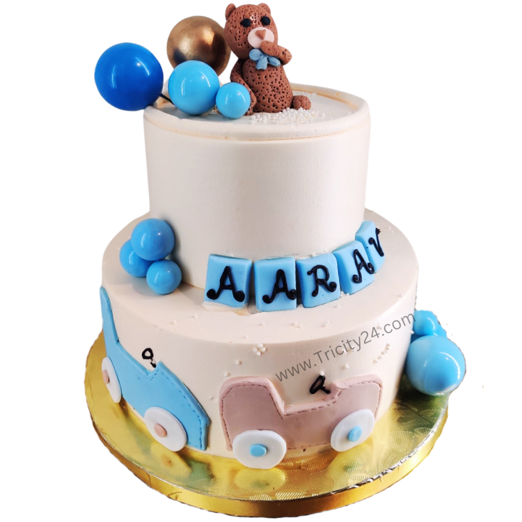 (M1057) Teddy Theme Cake (2Kg)