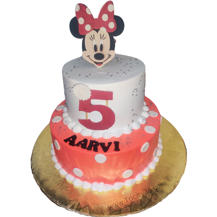 (M1060) Minnie Mouse Theme Cake (2Kg)