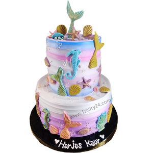 (M1062) Mermaid Theme Cake (2Kg)