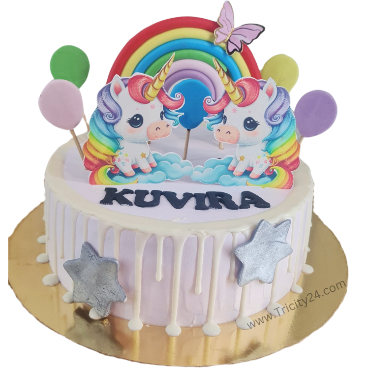 (M1077) Unicorn Theme Cake (1 Kg)