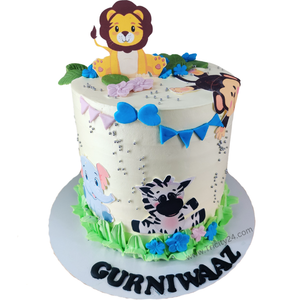 (M1112) Jungal Theme Cake (1 Kg)