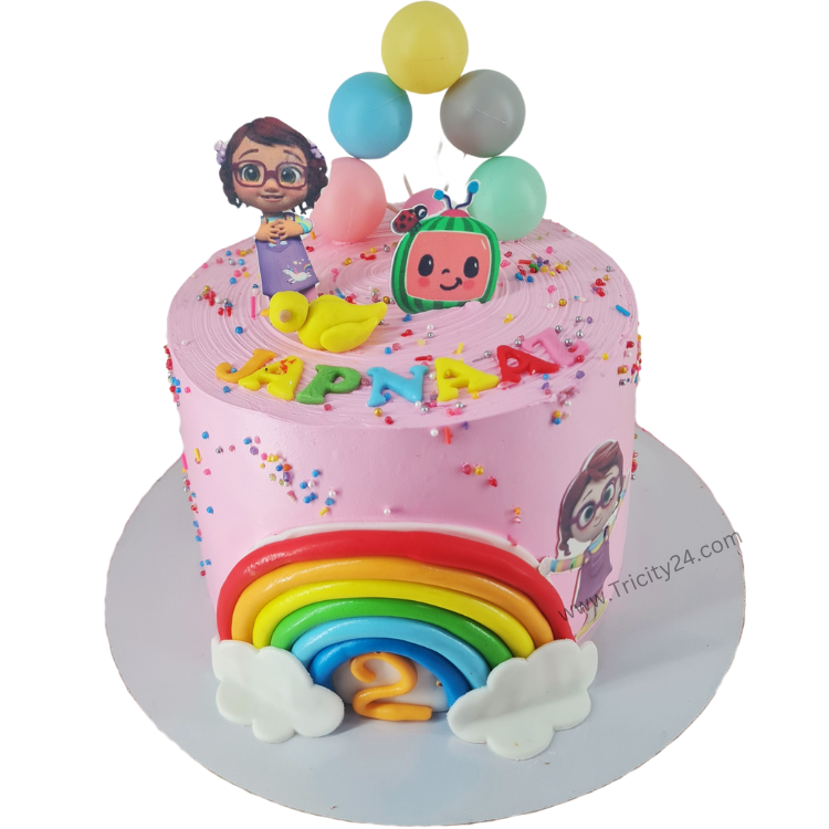 (M1121) Cocomelon Theme Cake (1 Kg)