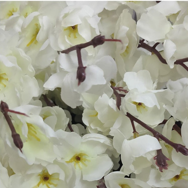 White Artificial White Cherry Blossom Flower Bouquet (Rental) R42