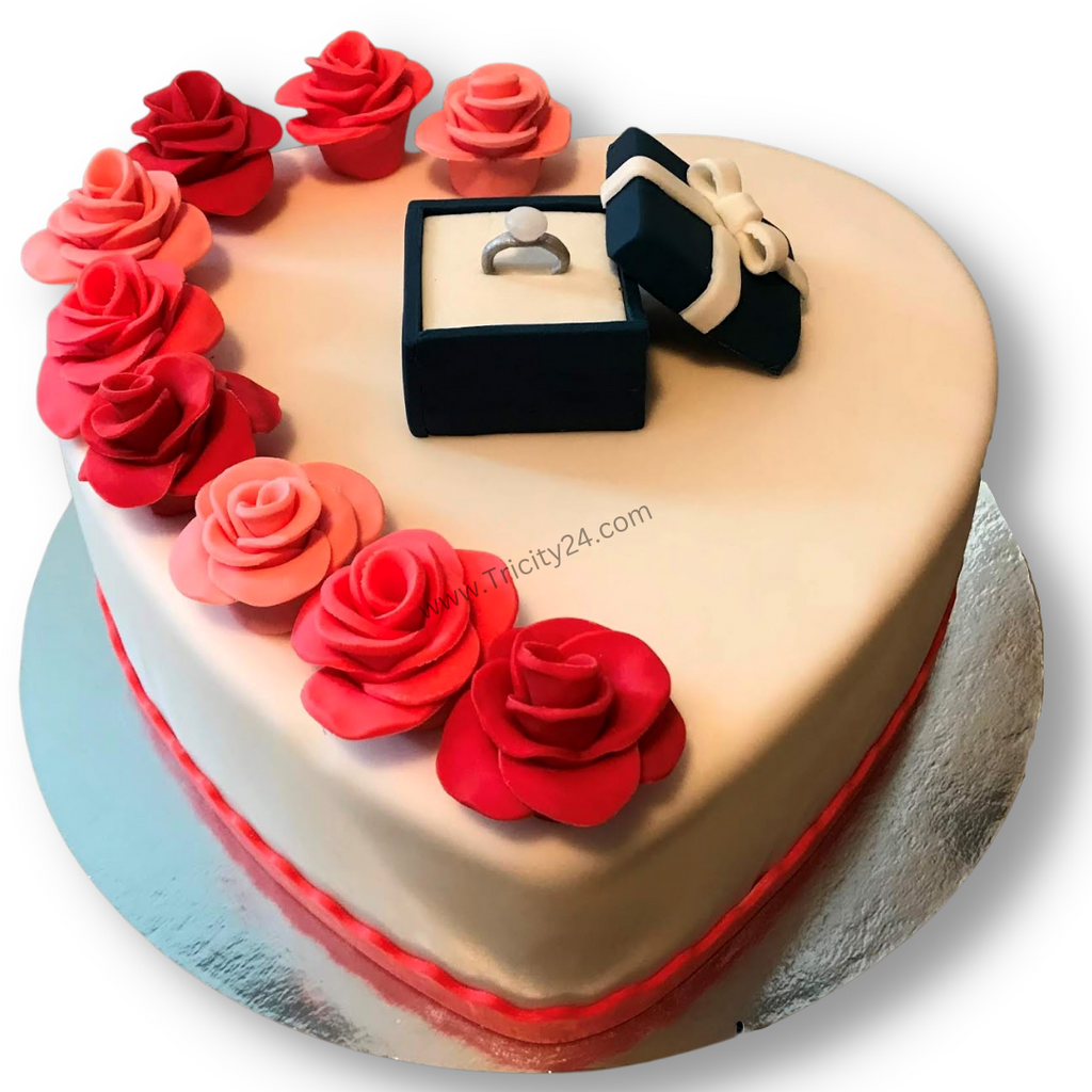 Engagement Cake - Customized Cakes Online Hyderabad | Online Cake Delivery  | Cakes Corner