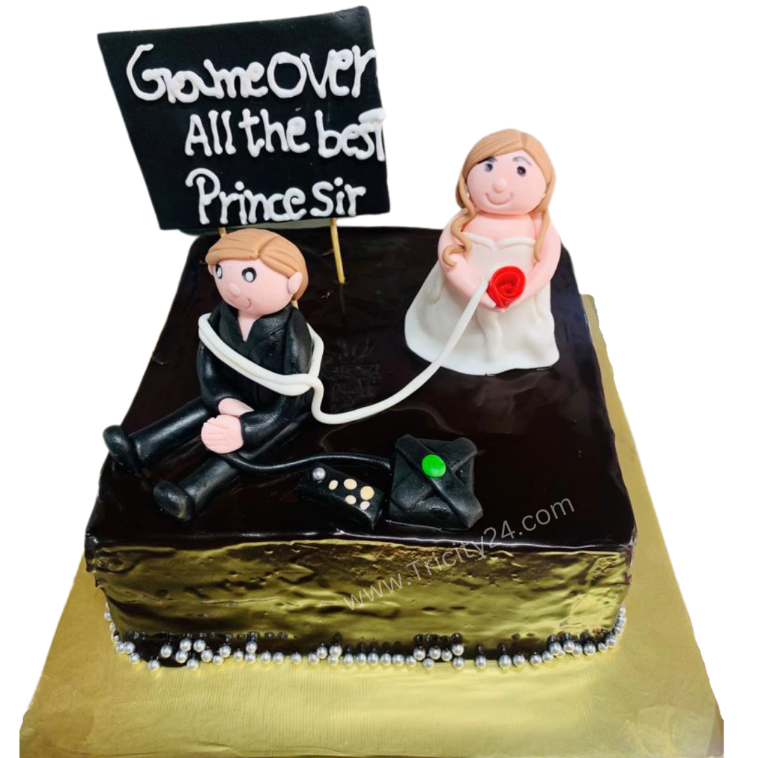 Order Dapper Groom To Be Cake Online, Price Rs.3600 | FlowerAura