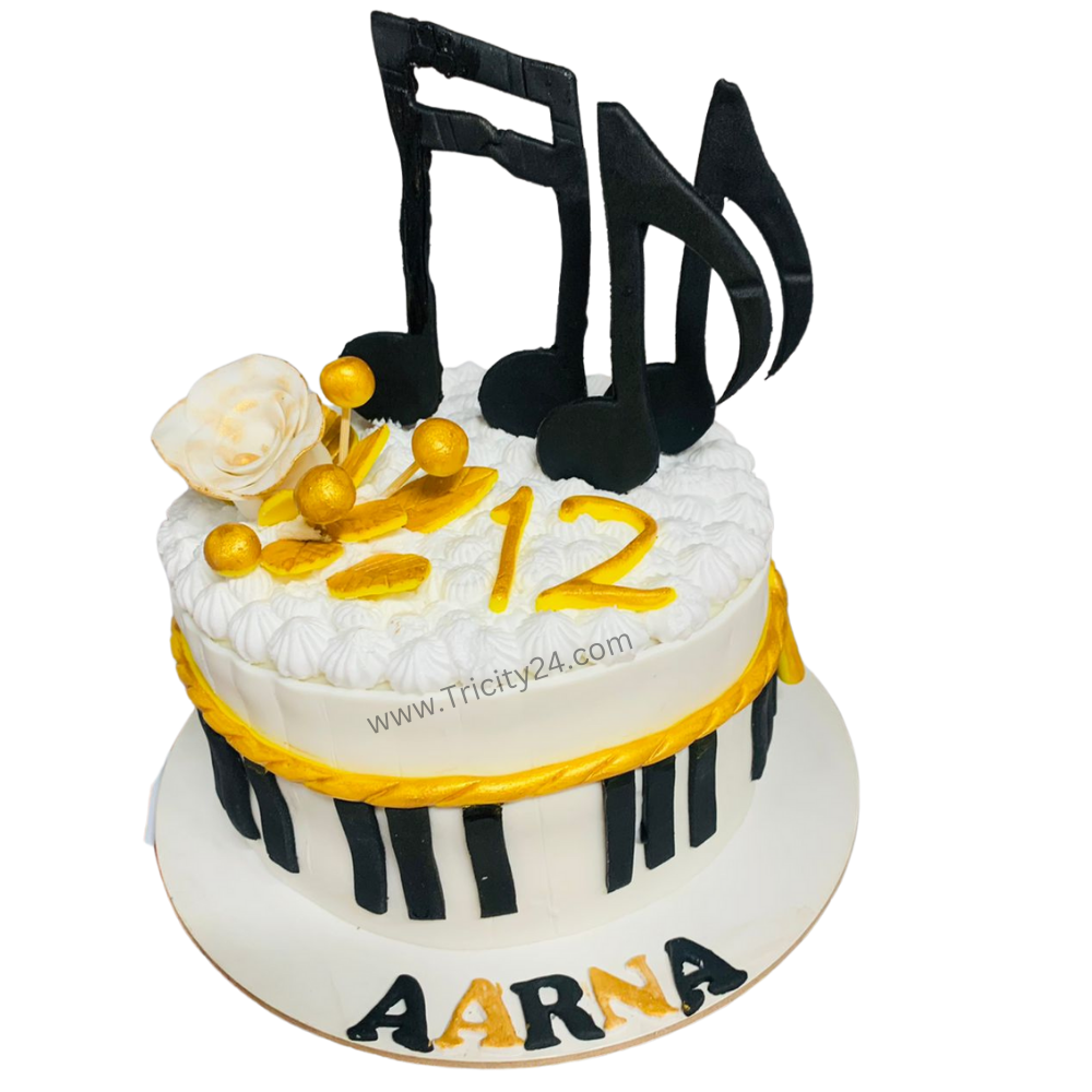 (M367)  Musical Theme Cake (1 Kg).