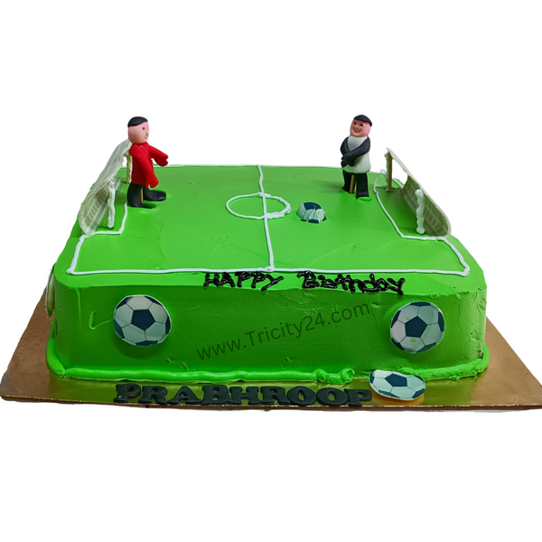 How to Decorate a perfect soccer field/football pitch cake « Cake  Decorating :: WonderHowTo