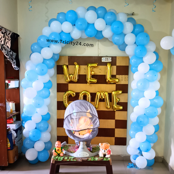 Welcome Baby Balloon Decoration (P478).
