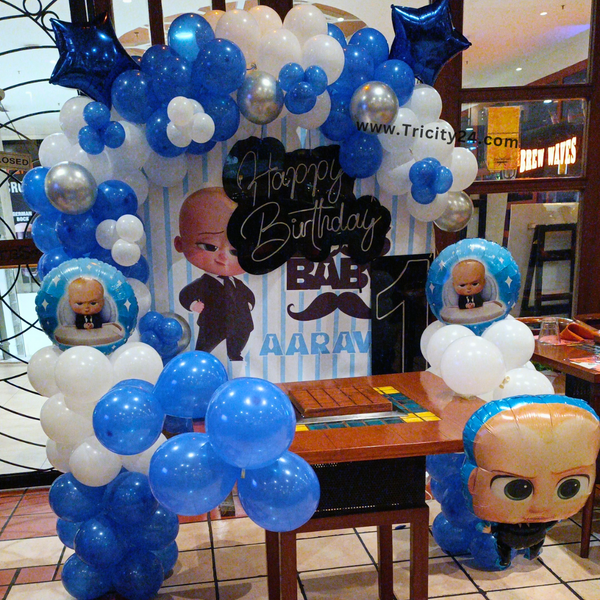 Kids Birthday Balloon Decoration Boss Baby (P509).