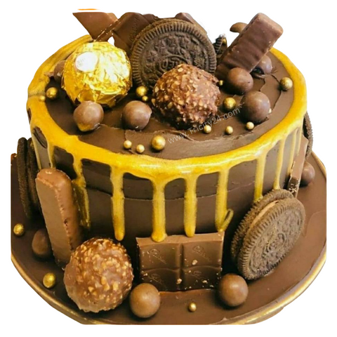 (M81) KitKat & Oreo, Gems Birthday Cake (1 Kg).