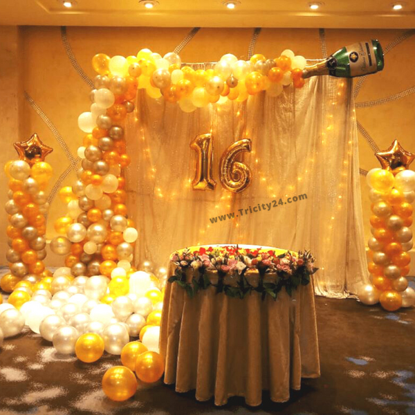 Happy Birthday Golden Theme Decoration (P299).