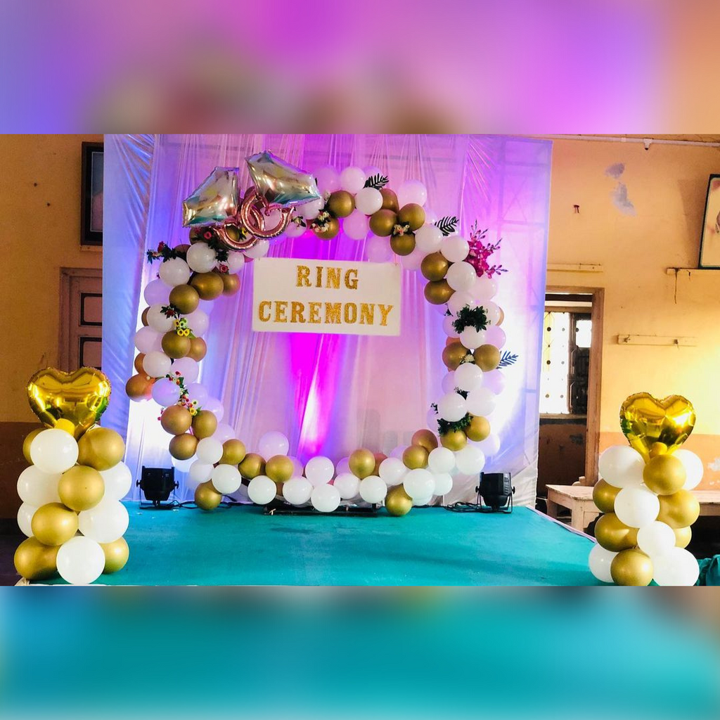 Ring Ceremony Stage Decoration Services at Best Price in Ghaziabad | Saini  Flower Decorator & Event Planner
